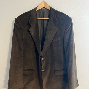 Vintage Men's Brown Corduroy Blazer